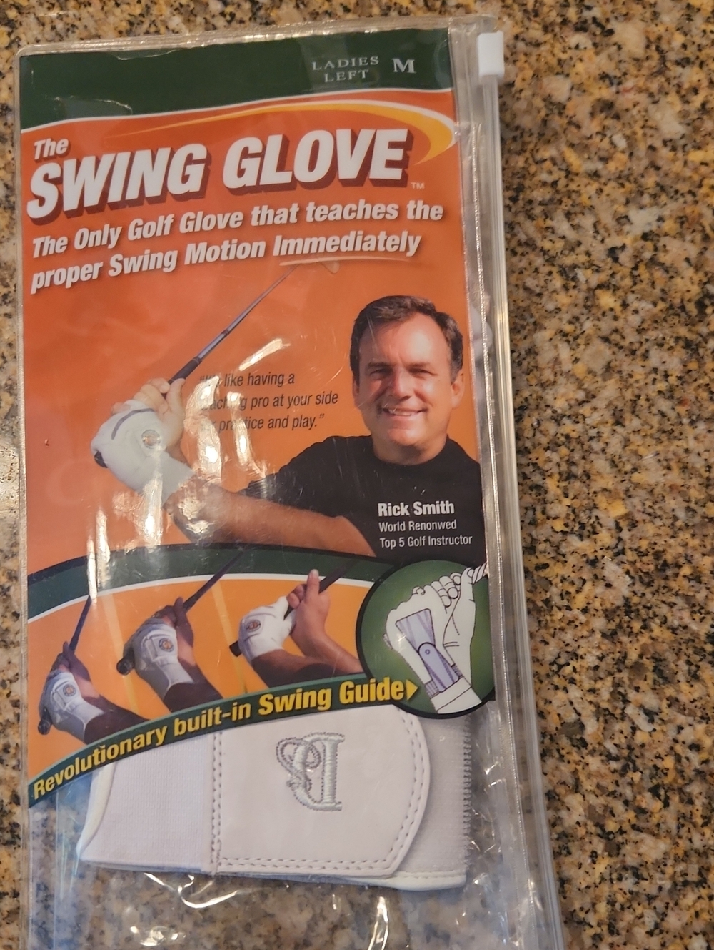 Ladies Left Golf Glove - White (M)